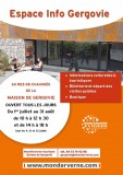 Affiche ouverture Espace Info Gergovie Eté 2018 Affiche ouverture Espace Info Gergovie Eté 2018