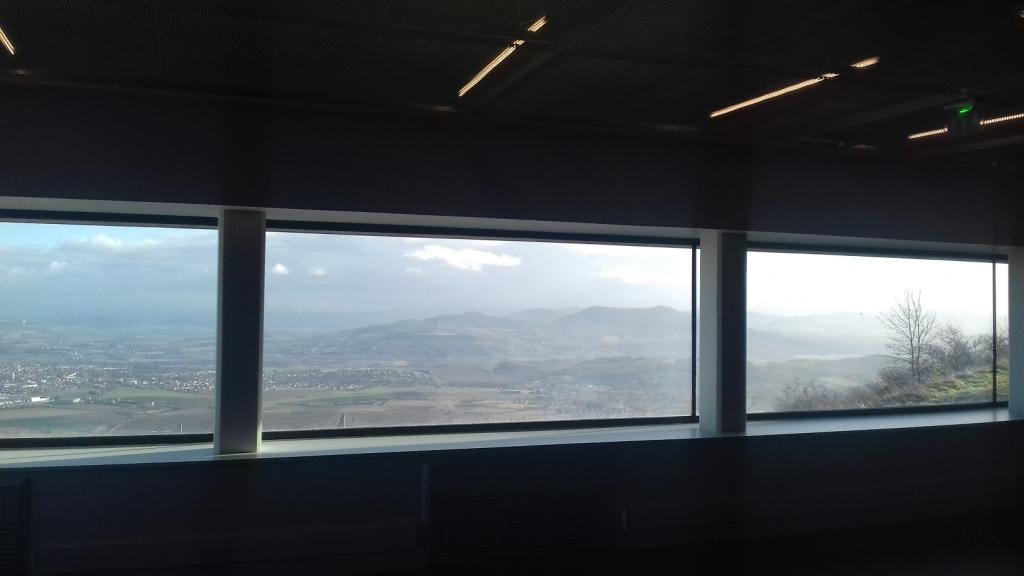 Vue depuis l'intérieur décembre 2017 - © Mond'Arverne Tourisme Vue depuis l'intérieur décembre 2017