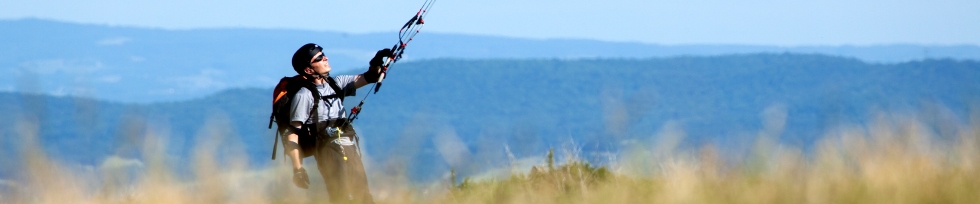 Kite surf sur Gergovie