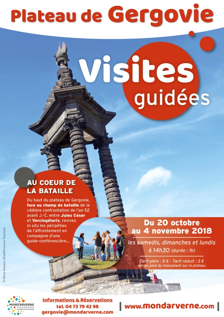 Visite guidée Gergovie, Au coeur de la bataille Visite guidée Gergovie, Au coeur de la bataille