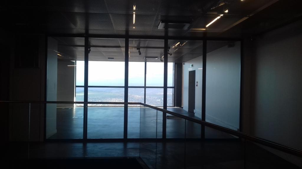 Vue sur les salles du centre d'interprétation décembre 2017